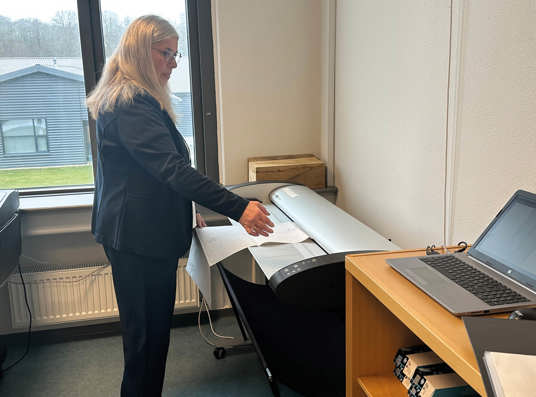 Pia Larsen, assistent hos Frederikshavn Spildevand