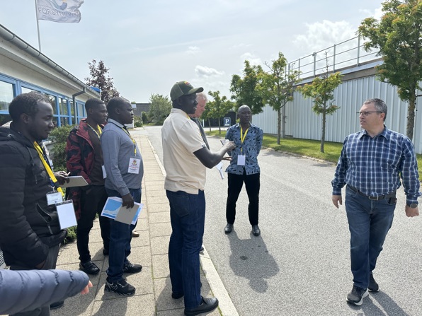 Besøg fra Uganda på Frederikshavn Renseanlæg