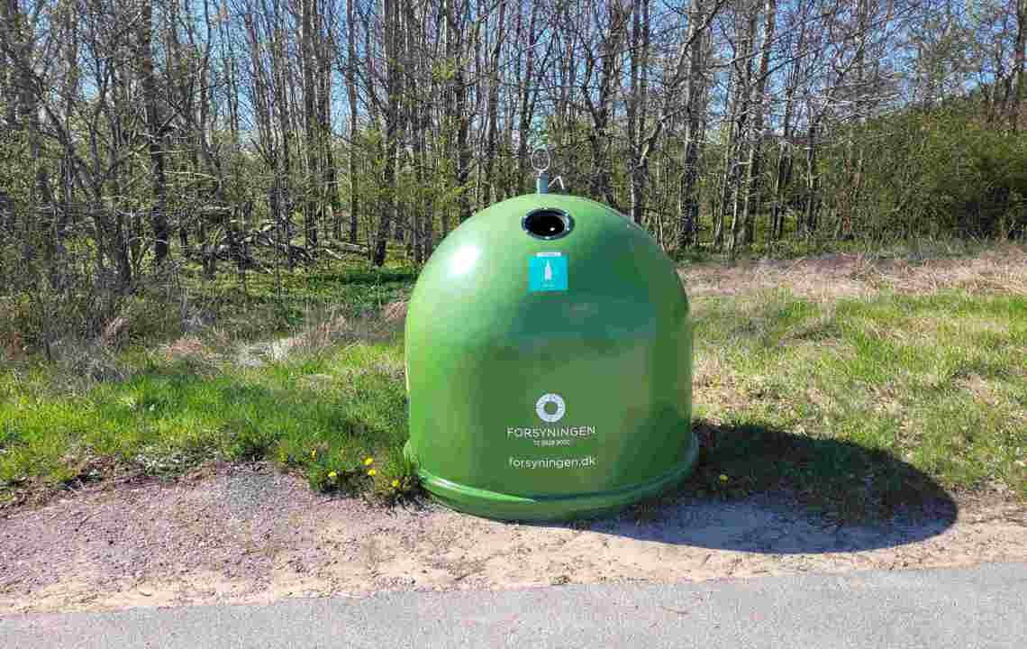Forsyningens glasbobler til indsamling af glasaffald Forsyningens glasbobler til indsamling af glasaffald