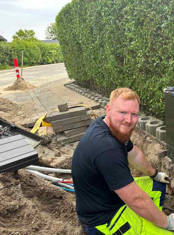 Jacob Winther Lærling hos Forsyningen