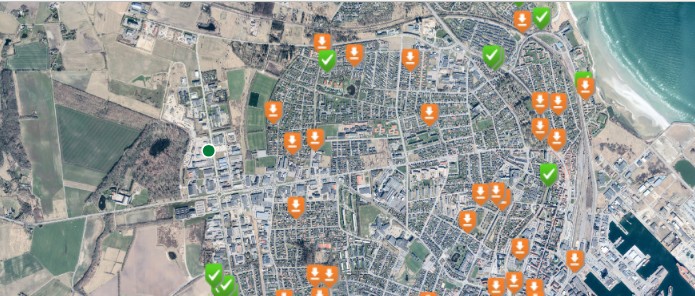 Indberet fejl på gade- og stibelysning