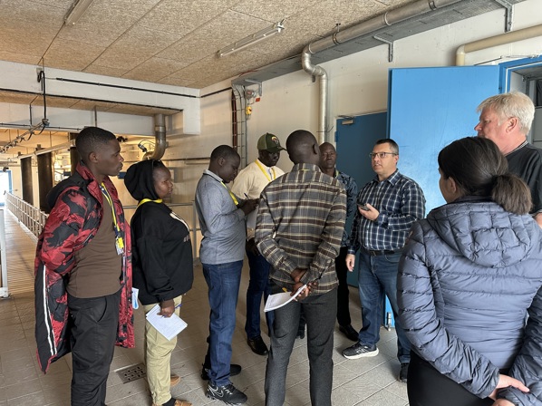 Besøg fra Uganda på Frederikshavn Renseanlæg