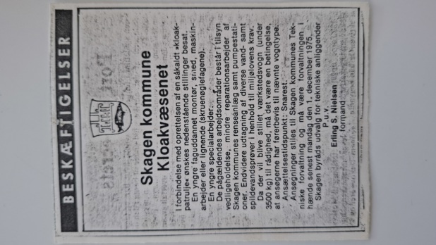 Jobannonce til Kloakpatrulje