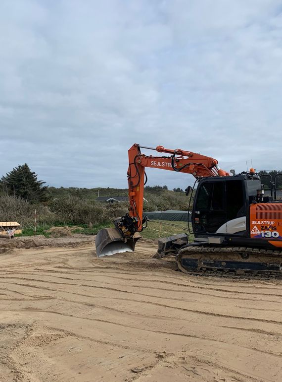 Udgravning til nybyg