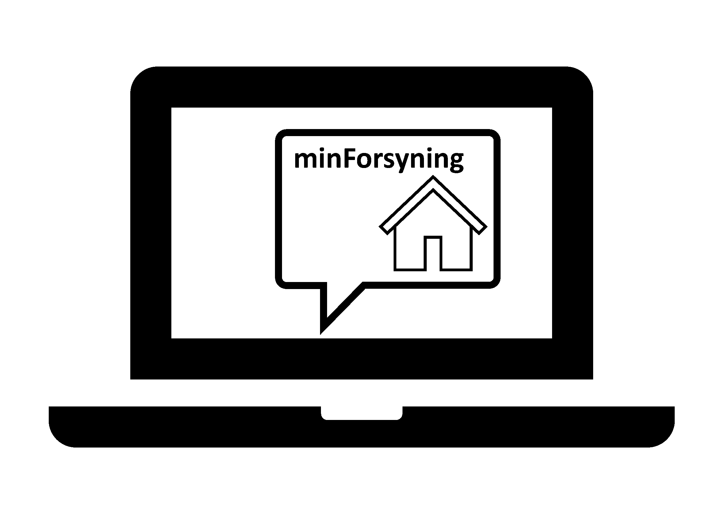 Grafik af skærm minForsyning Grafik af skærm minForsyning