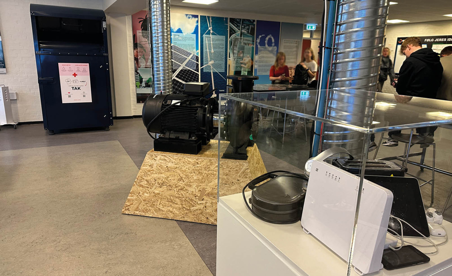 Gymnasiet og Forsyningen åbner ny læringsudstilling