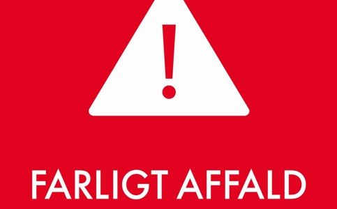Piktogram farligt affald