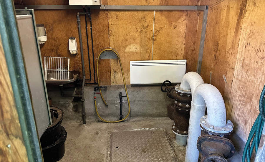 Den gamle pumpestation i Ålbæk