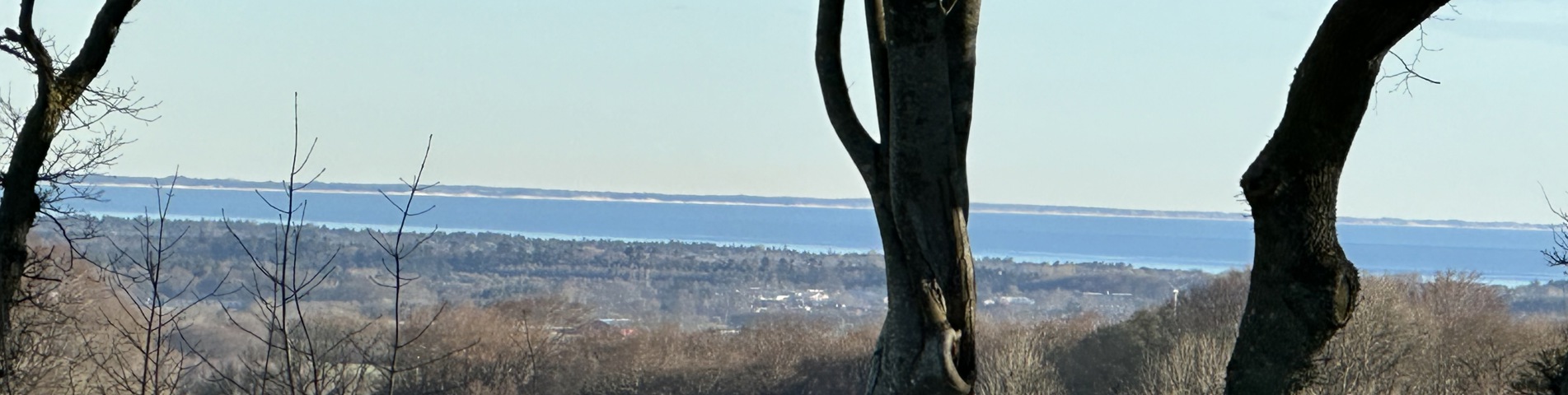 Udsigt ved Flade Kirke